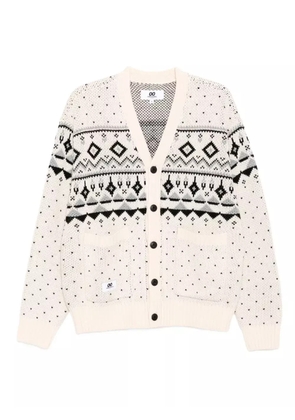 CHOCOOLATE logo-patch cardigan - Neutrals