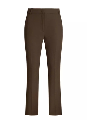 LIU JO logo-plaque trousers - Brown