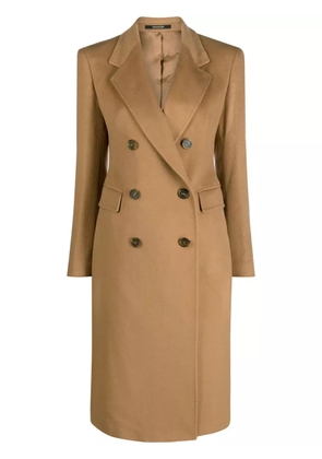 Tagliatore double-breasted midi coat - Neutrals