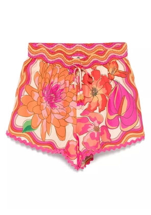 FARM Rio floral-print shorts - Pink