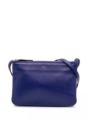 Celine Pre-Owned 2015 Small Lambskin Trio crossbody bag - Blue
