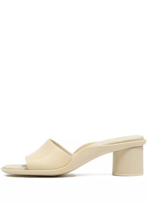 Bimba y Lola 50mm leather heeled sandals - Neutrals
