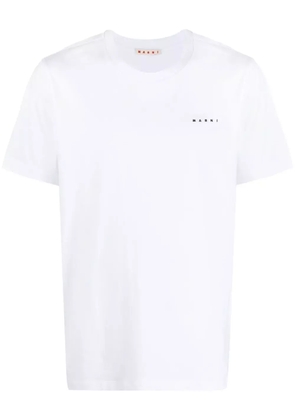 Marni logo-print cotton T-shirt - White