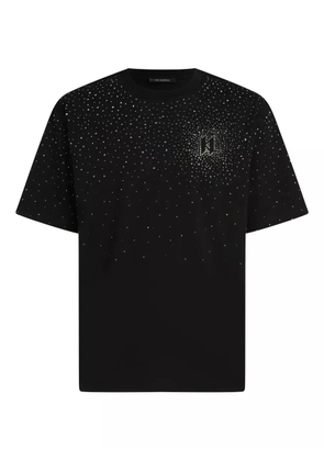 Karl Lagerfeld crystal-embellished T-shirt - Black