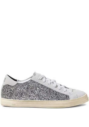 P448 John glitter suede sneakers - White