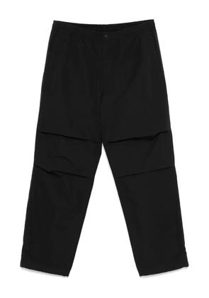 Theory cotton-blend loose-fit trousers - Black