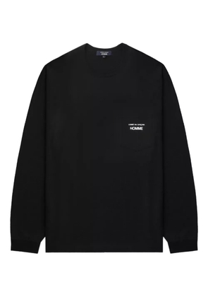 Comme des Garçons Homme logo-print T-shirt - Black