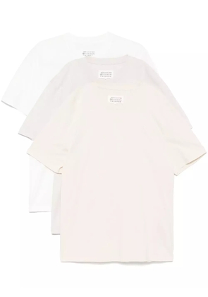 Maison Margiela cotton T-shirt (pack of three) - White