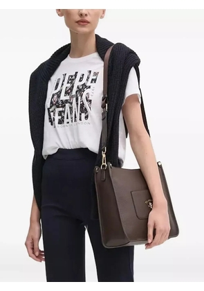 Joop! polo-neck ribbed-knit sweater - Blue