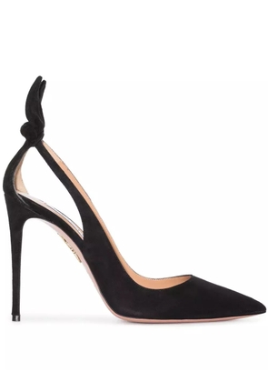 Aquazzura 105mm Bow Tie pumps - Black