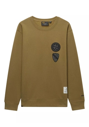 Alpha Industries patch-pocket crew-neck sweatshirt - Neutrals