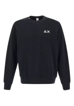 Sun68 logo-embroidered sweatshirt - Black