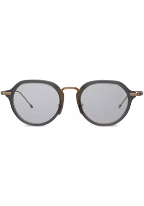 Thom Browne Eyewear round-frame glasses - Grey