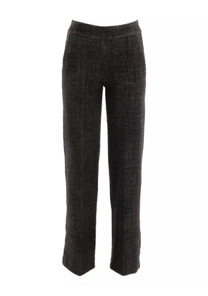 Avenue Montaigne Carla textured trousers - Brown