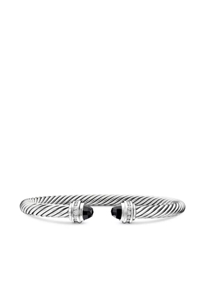 David Yurman sterling silver Classic Cable diamond bracelet (5mm)