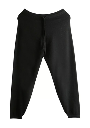 The Row drawstring cashmere trousers - Black