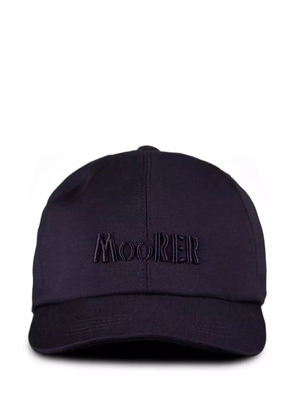 Moorer embroidered-logo baseball cap - Blue