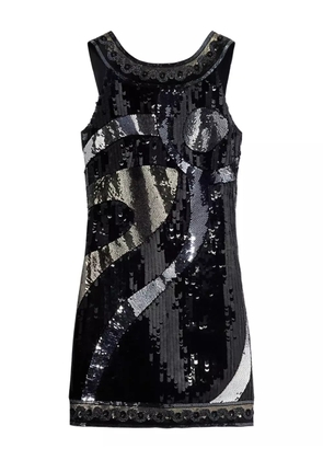 PUCCI sequin-embellished sleeveless mini dress - Black