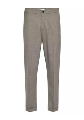 Philipp Plein elasticated-waistband cuffed trousers - Grey