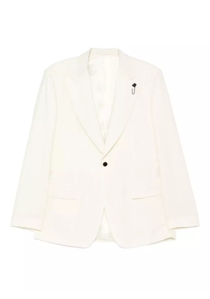 Lardini single-button suit jacket - Neutrals