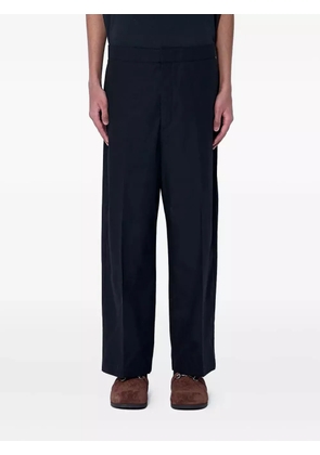 Gucci tailored-dart cotton trousers - Black