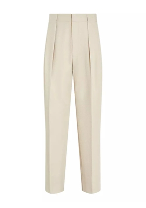Zegna pleated wool trousers - Neutrals