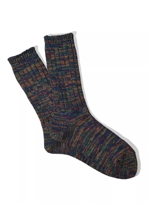 Anonymous Ism 5Color Mix Crew socks - Blue
