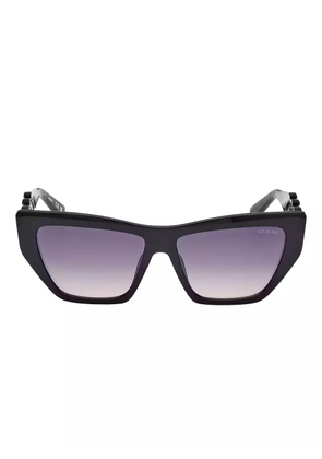 GUESS EYEWEAR cable-link cat-eye sunglasses - Black