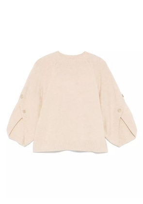 Max Mara crew-neck sweater - Neutrals