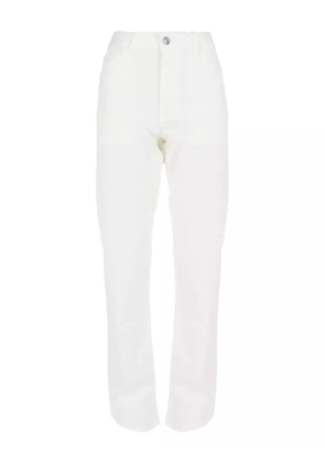 Zegna button-fastening trousers - White