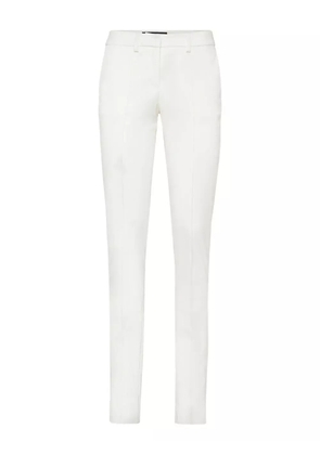 Philipp Plein fatale logo-plaque trousers - White