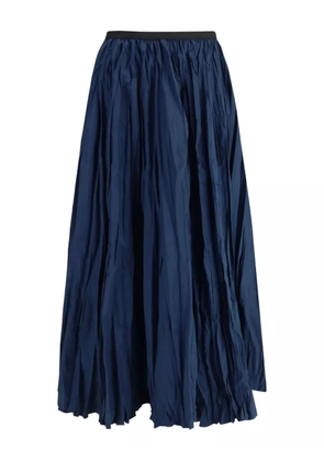 Sara Roka flared midi skirt - Blue