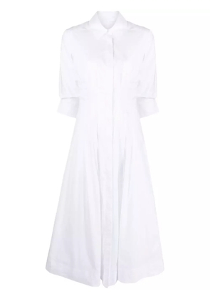 Simkhai Jazz pintuck midi dress - White