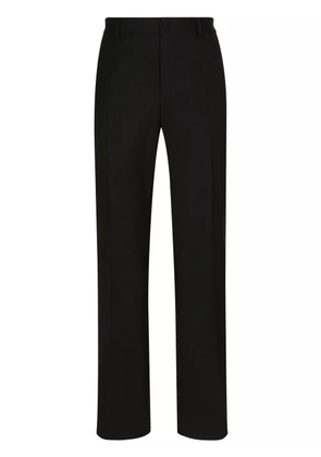Dolce & Gabbana straight-leg wool trousers - Black