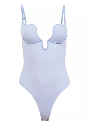Fleur Du Mal Le Stretch bodysuit - Blue