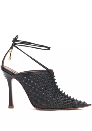 Roberto Cavalli leather pumps - Black
