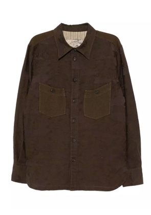 Ziggy Chen cotton shirt - Brown
