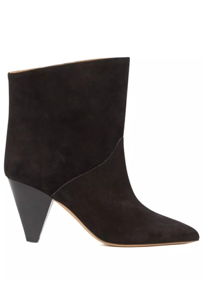 ISABEL MARANT 75mm Loline suede boots - Black