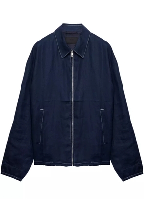Prada cotton blouson jacket - Blue