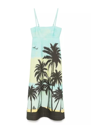 ALEMAIS Sail Away midi dress - Blue