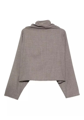 Dusan cropped top - Grey