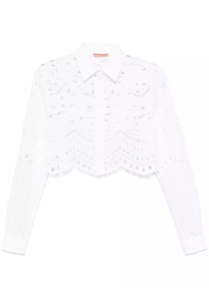 Ermanno Scervino broderie anglaise shirt - White