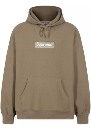 Supreme Box Logo cotton hoodie - Neutrals