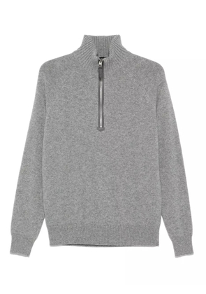 TOM FORD half-zip sweater - Grey