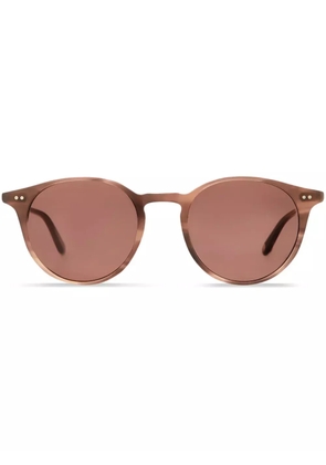 Garrett Leight round-frame sunglasses - Brown