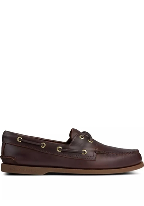 Sperry Top-Sider leather eyelet loafers - Brown