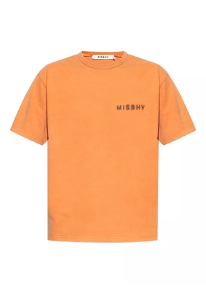 MISBHV logo-print cotton T-shirt - Orange