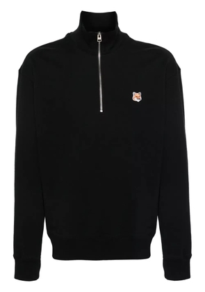 Maison Kitsuné Fox Head cotton sweatshirt - Black