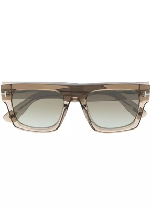 TOM FORD Eyewear transparent square-frame sunglasses - Grey