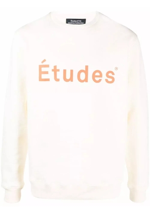 Études Studio logo-print organic cotton sweatshirt - Neutrals